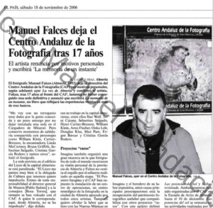 Manuel Falces deja el C.A.F.